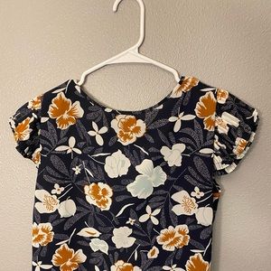 Loft floral blouse